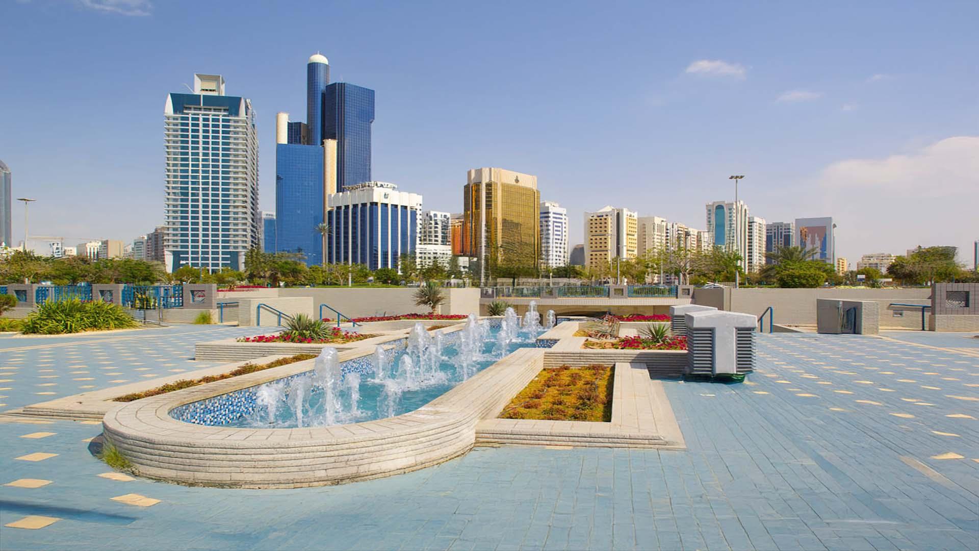 Abu Dhabi waterfront panorama