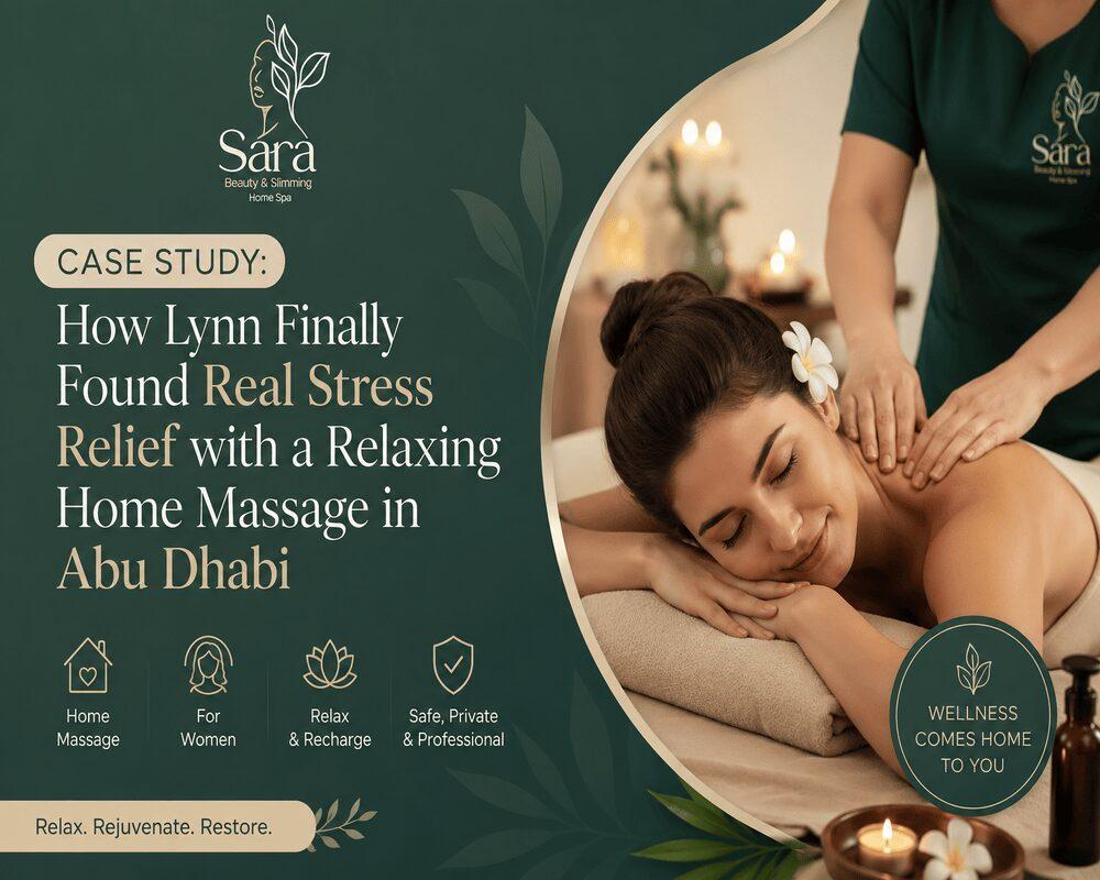Relaxing home spa massage Abu Dhabi Case Study: Stress Relief & Better Sleep After a 60-Minute Session