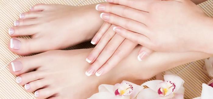Manicures and pedicures exfoliate